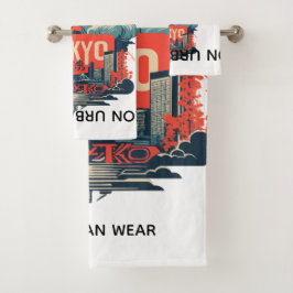 JUEGO DE TOALLAS TOKYO EDITION