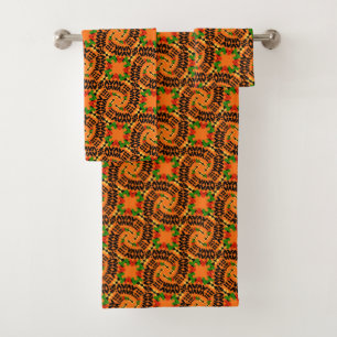 Juego de toallas tribales Afro Dots