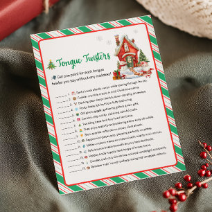 Juego de trabalenguas para fiesta de Navidad