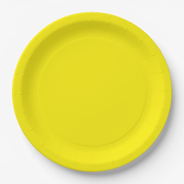 Juego de vajilla de fiesta amarillo de 8 piezas pa (Anverso)