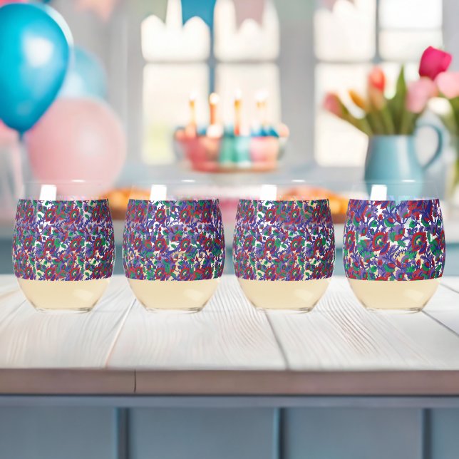 Juego de Vasos de Fiesta Coloridos | Vajilla Diver (Insitu (Baby Shower))