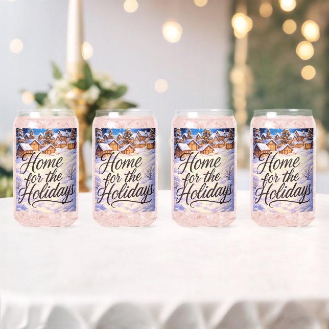 Juego de vasos de vidrio impresos para latas (Insitu (Boda))