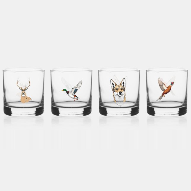 Juego de vasos de whisky personalizados (Anverso)