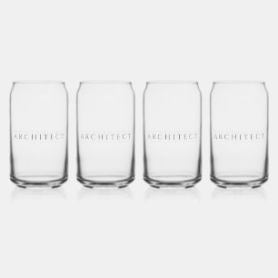 Juego de vasos para bebidas de 16 oz del arquitect