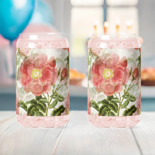 Juego de vasos para lata de bebida adornados con r