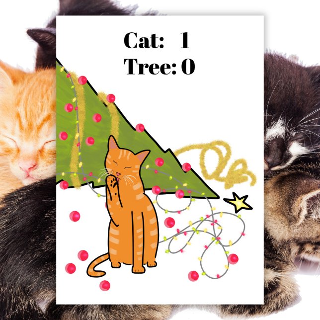 Juego de video de árbol de navidad de gato diverti (Subido por el creador)