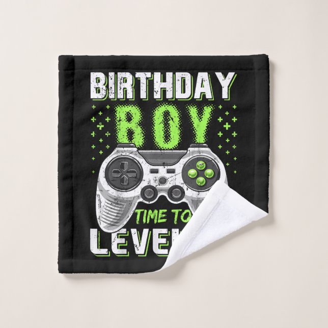 Juego de video Level Up Birday Boy (Toallita)