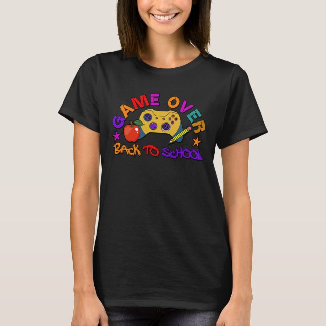 Juego de vuelta a la escuela - camiseta (Anverso)