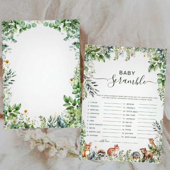 Juego de Word Scramble para Eucalyptus Moderno Bab (Subido por el creador)