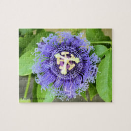 Juego del rompecabezas de la flor de la pasión