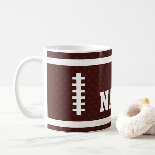 Juego deportivo de fútbol Diseño Copa Coffee Mug (Con donut)