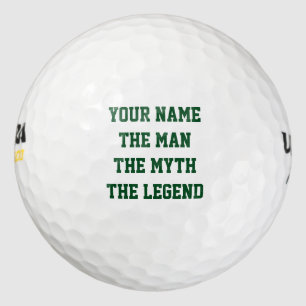 Juego divertido de pelotas de golf para hombres