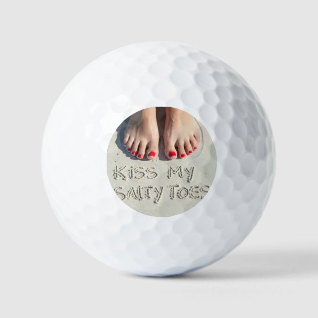 Juego divertido de pelotas de golf - Pies (Anverso)