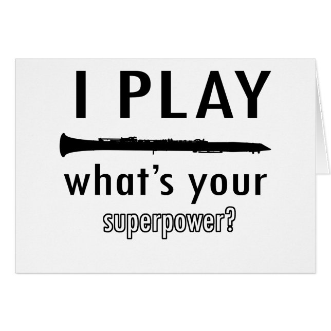 Juego el Clarinet (Anverso (Horizontal))