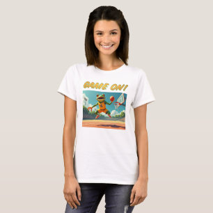 Juego en Basketball Rana mujeres camiseta blanca