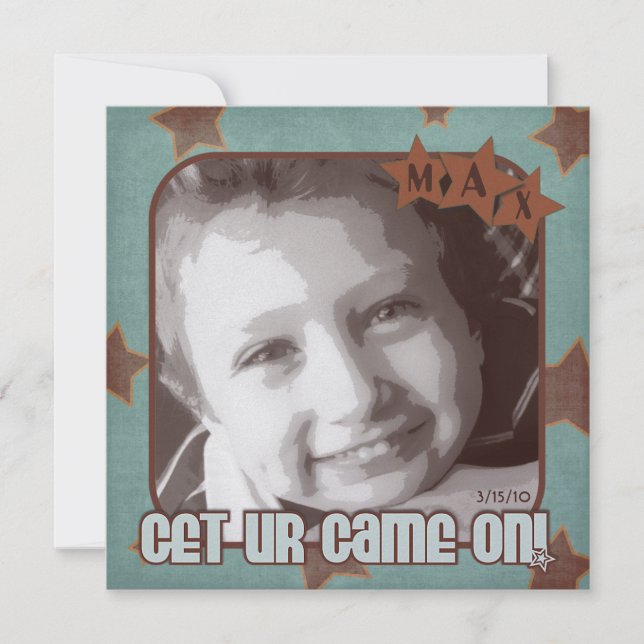 Juego en invitaciones (Anverso)