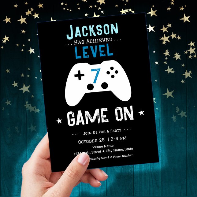Juego en la invitación de cumpleaños 7 (Subido por el creador)