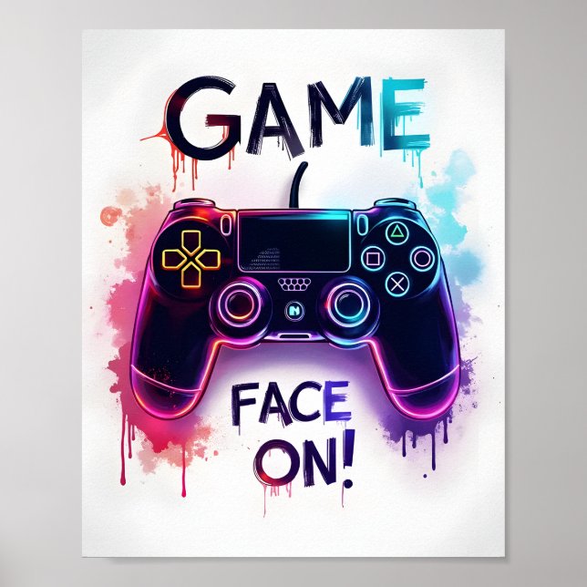 ¡Juego Enfrentado! Arte de controlador (Frente)