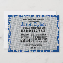 JUEGO JUEGO DIGITAL Bar Bat Mitzvah Invitación