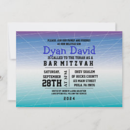 JUEGO JUEGO DIGITAL Bar Mitzvah Invitación