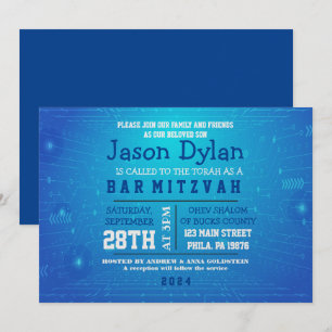 JUEGO JUEGO DIGITAL Bar Mitzvah Invitación