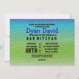 JUEGO JUEGO DIGITAL Bar Mitzvah Invitación
