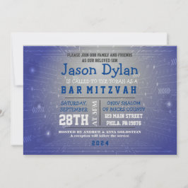 JUEGO JUEGO DIGITAL Bar Mitzvah Invitación