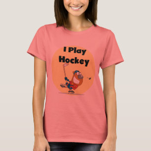 Juego las camisetas y los regalos del hockey