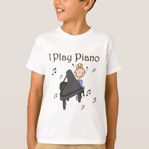Juego las camisetas y los regalos del piano
