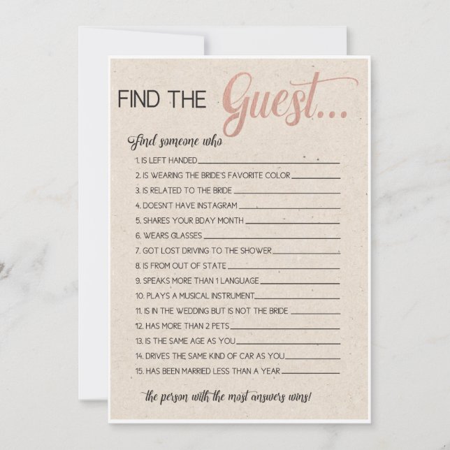 Juego para Despedida de Soltera - Empareja las Can (Anverso)