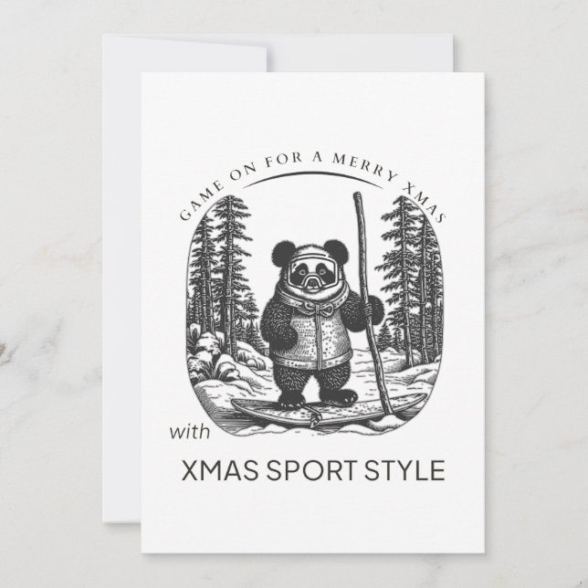 Juego para Feliz Navidad con el estilo deportivo d (Anverso)