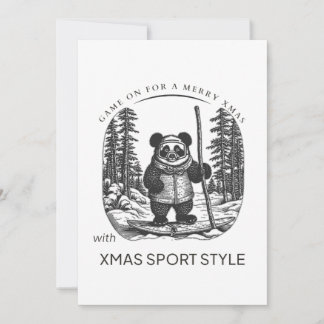 Juego para Feliz Navidad con el estilo deportivo d