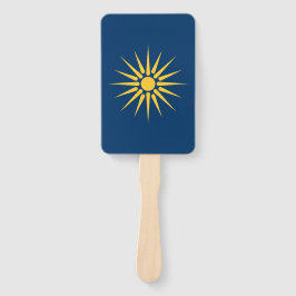 Juego patriótico de abanicos de mano con la bander