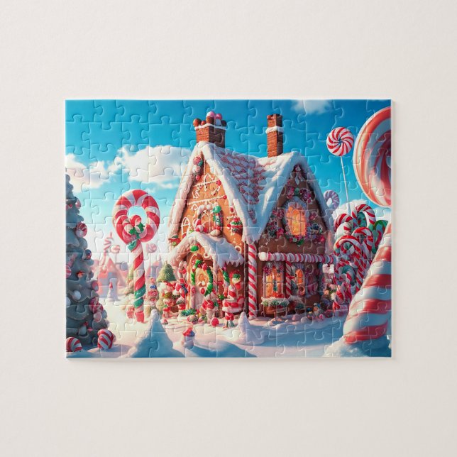 Juego Puzzle Navidades Gingerbread House (Horizontal)