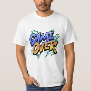 Juego sobre camiseta - Gráfico de videojuegos Retr