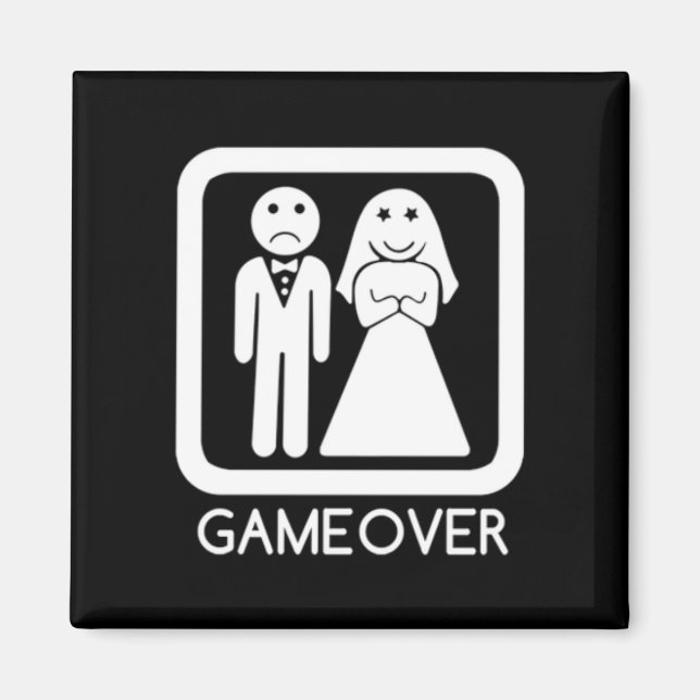 Juego sobre el imán de la novia y el Groom (Frente)