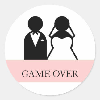 Juego sobre las pegatinas de boda de novia Groom C