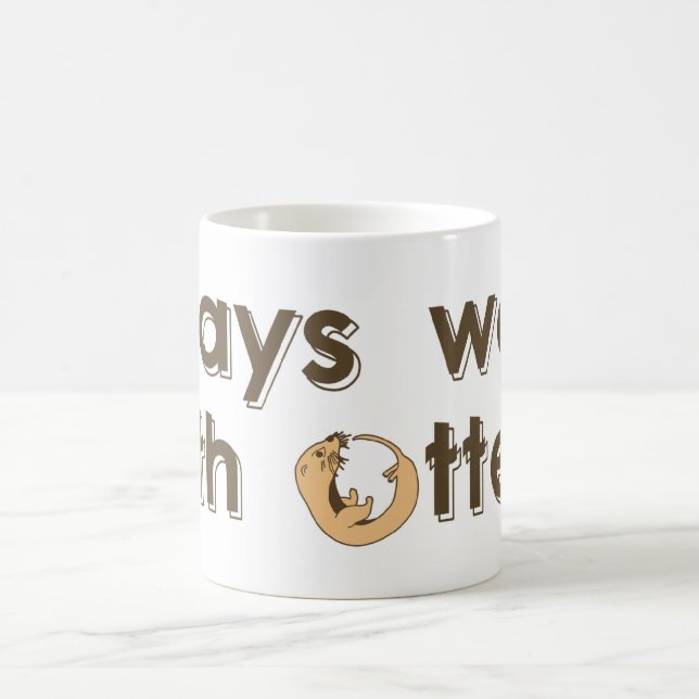 Juegos bien con la taza de las nutrias (Centro)