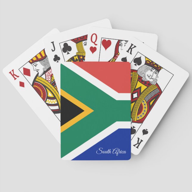 Juegos de Bandera Africana, Cartas de Juego de Sud (Reverso)