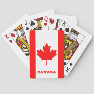 Juegos de Bandera Canadiense, cartas de juego de C