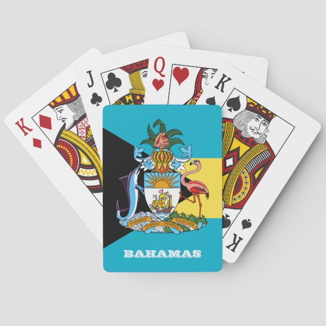 Juegos de Bandera de Bahamas, cartas de juego de B (Reverso)