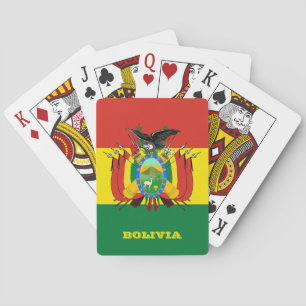 Juegos de Bandera de Bolivia, cartas de juego