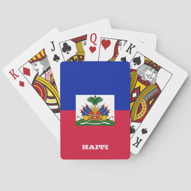 Juegos de Bandera Haitiana, cartas de juego de Hai (Reverso)