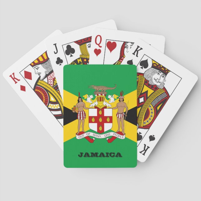 Juegos de Bandera Jamaiquina, cartas para jugar en (Reverso)