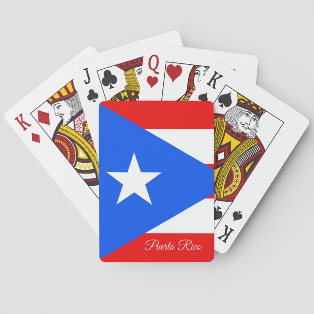 Juegos de Bandera Puertorriqueña, Cartas Jugando P (Reverso)