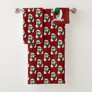 Juegos de baño de Navidades de juego de toallas de