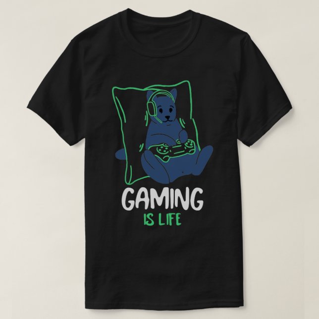 Juegos de Gato es una camiseta de juego de vida (Diseño del anverso)