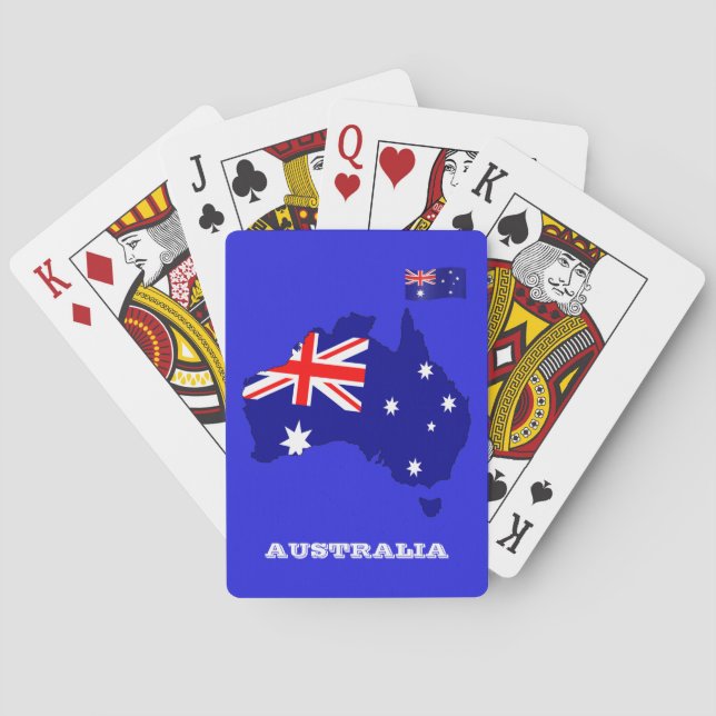Juegos de la Bandera Australiana, cartas de Austra (Reverso)