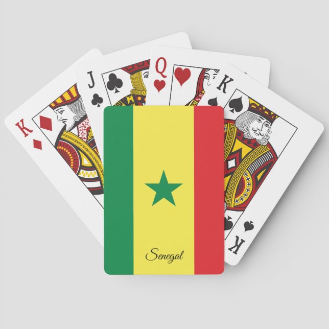 Juegos de la Bandera de Senegal, cartas de juego d (Reverso)