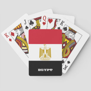 Juegos de la Bandera Egipcia, cartas de juego en E